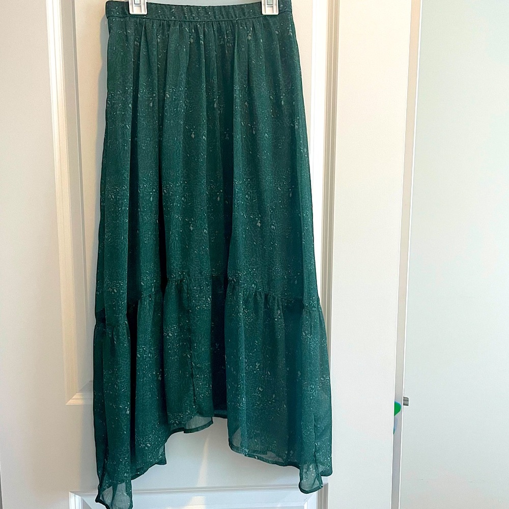 American Eagle Tiered Midi Skirt